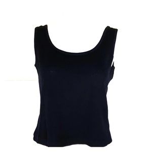 St. John black knit top ps